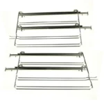 Supports de grilles télescopiques (G+D) Four Beko - 210444717
