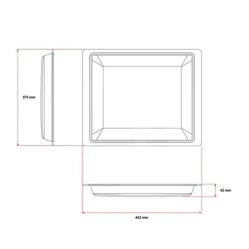 Plaque de cuisson émaillée lèchefrite Four Béko - 219440101 – Image 4