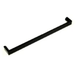 Poignée porte complète acier noir laqué 390mm four CANDY - 41017393