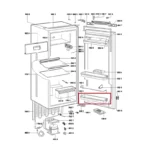 Balconnet Porte-bouteilles Réfrigérateur Whirlpool - 481010702758 – Image 6